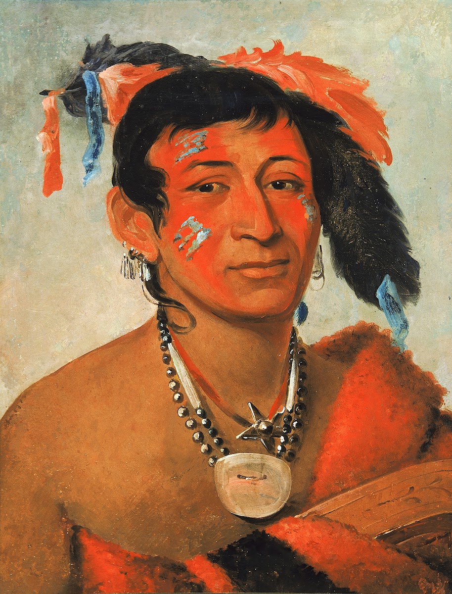 Sha Wá No The South a Noted Warrior 1831