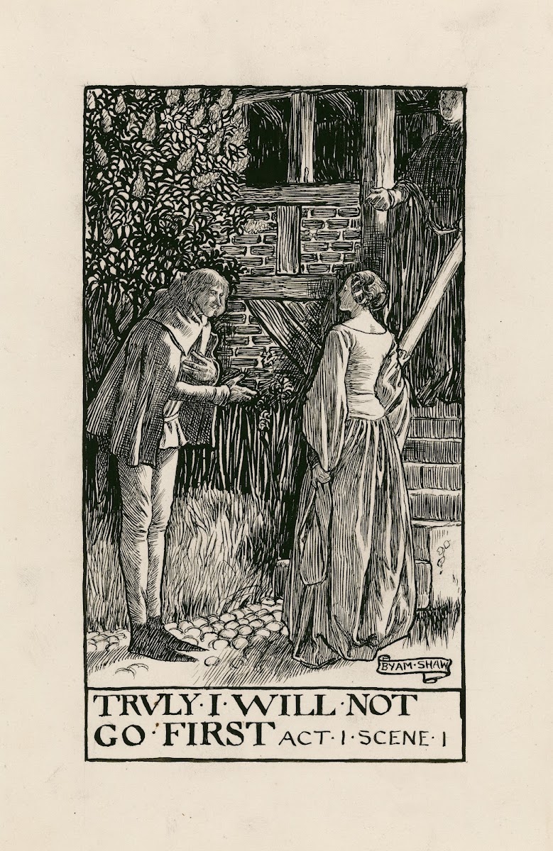 Merry wives of Windsor Truly i will not go first Act I Scene I 1900