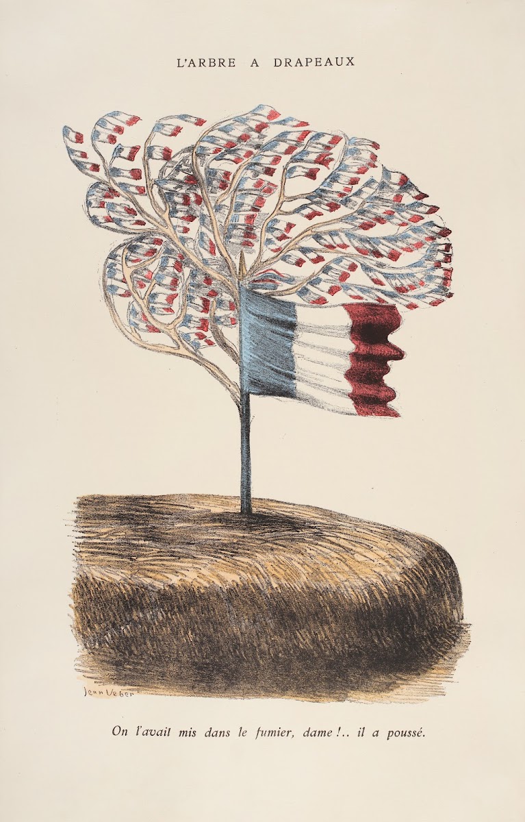 LArbre à drapeau  on lavait mis dans le fumier dameil a poussé 1910s