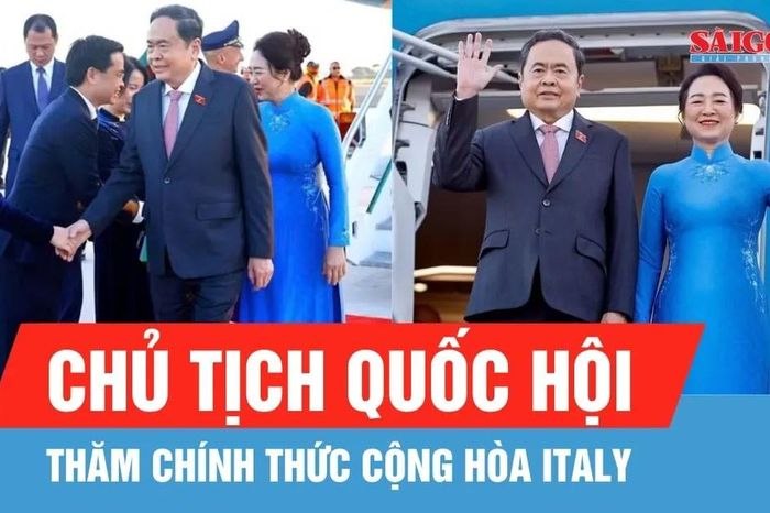 Chủ tịch Quốc hội Trần Thanh Mẫn và phu nhân thăm chính thức Cộng hòa Italy - Báo Sài Gòn Giải Phóng