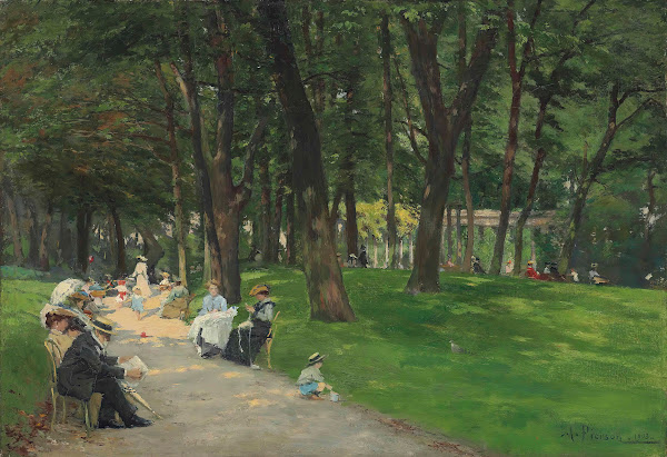 Bois De Boulogne Paris 1903
