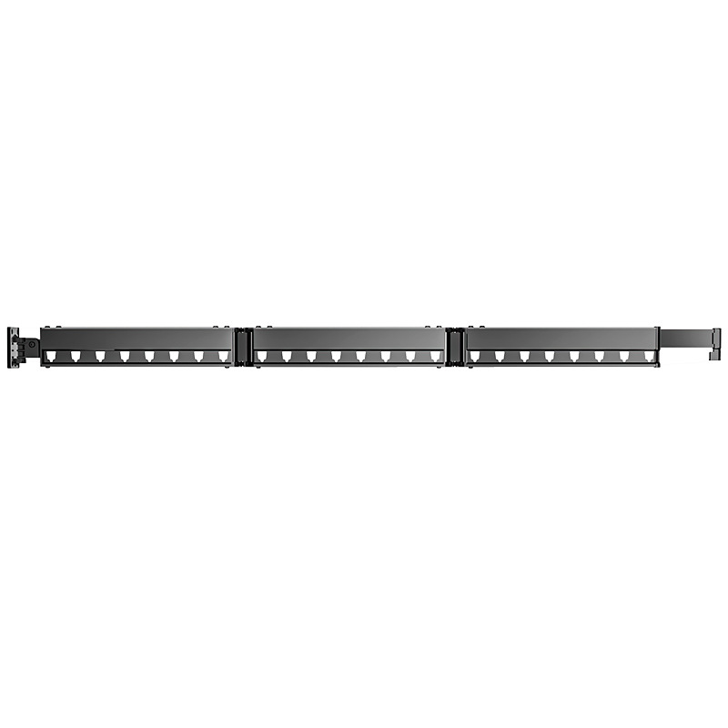 Wall-mounted drying rack, aluminum, foldable, 2–4 parts, model 703-031-A