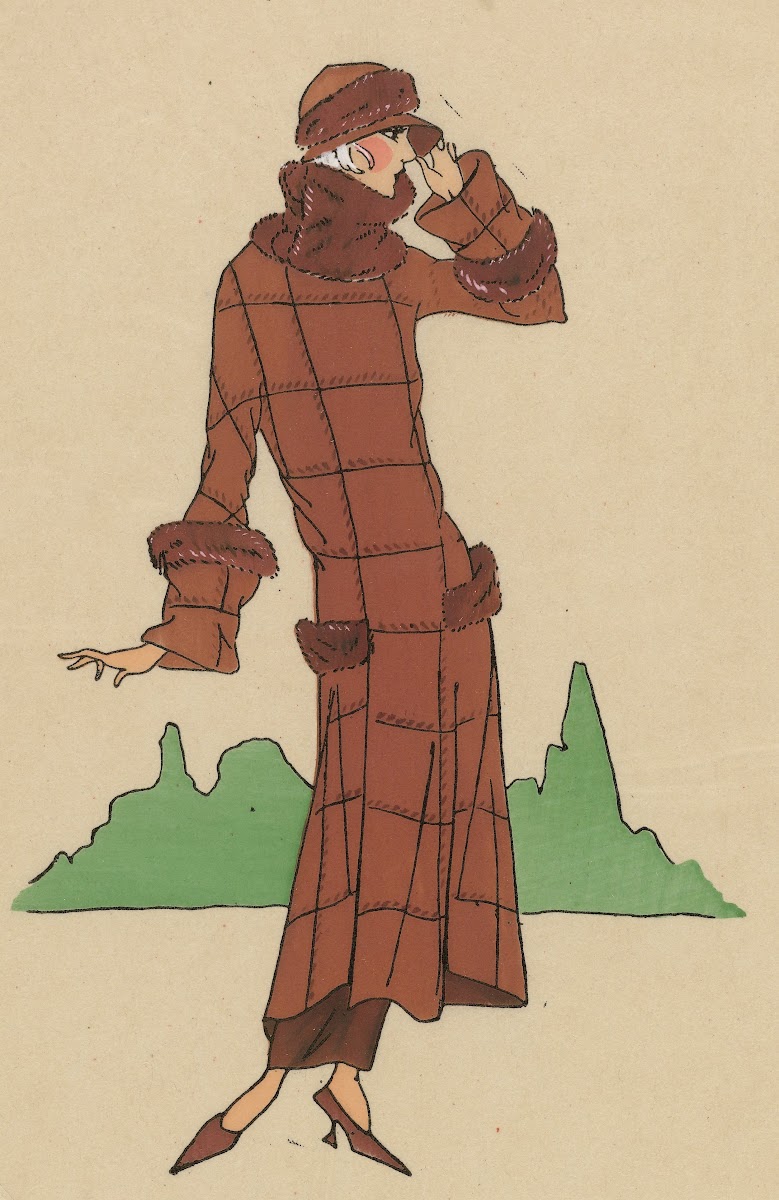 FEUILLE MORTE  Silhouette très moderne 1923
