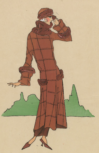 FEUILLE MORTE  Silhouette très moderne 1923