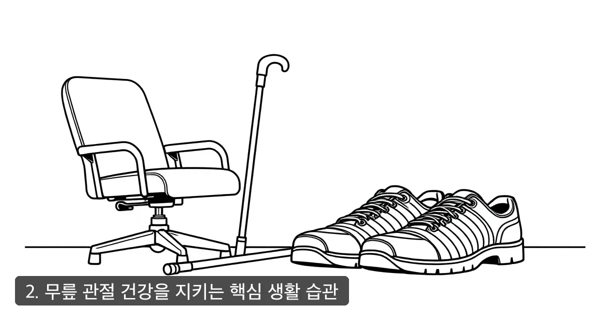 2. 무릎 관절 건강을 지키는 핵심 생활 습관