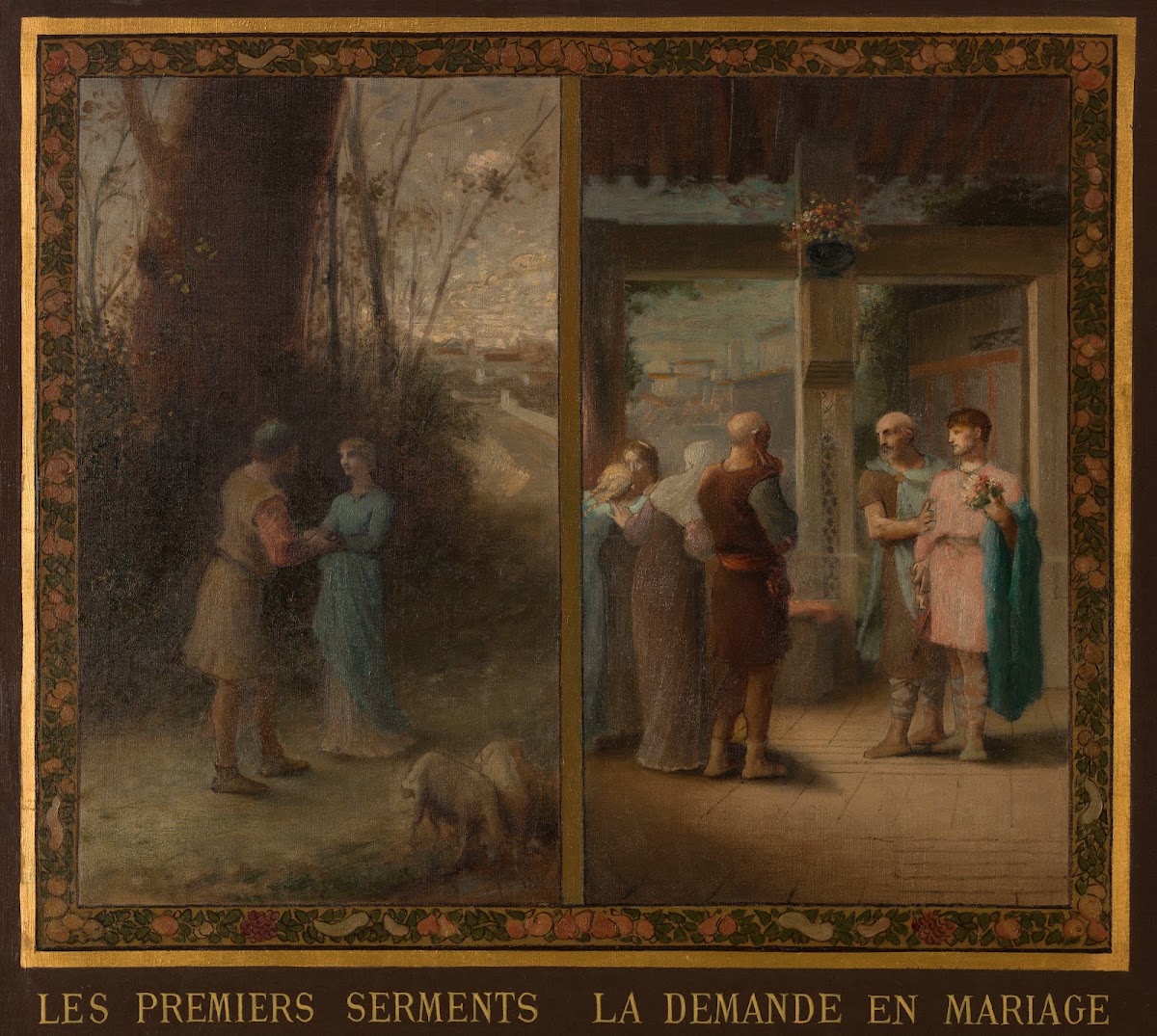 Les Premiers Serments La Demande en Mariage 1880