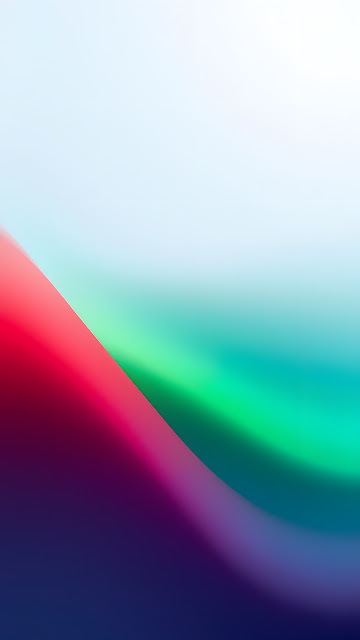 Vibrant Abstract Smooth Color Gradient Wave - Free mobile Wallpaper