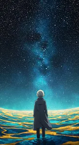 Abstract Liquid Gold Swirls