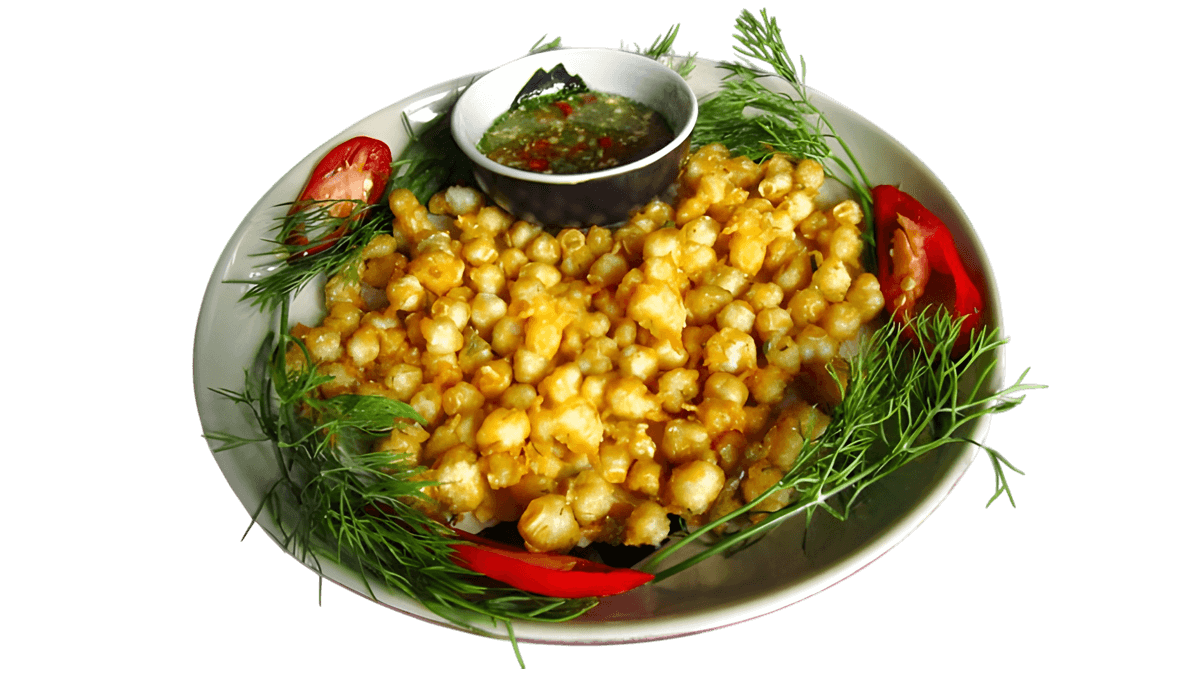 Răng mực sốt trứng muối