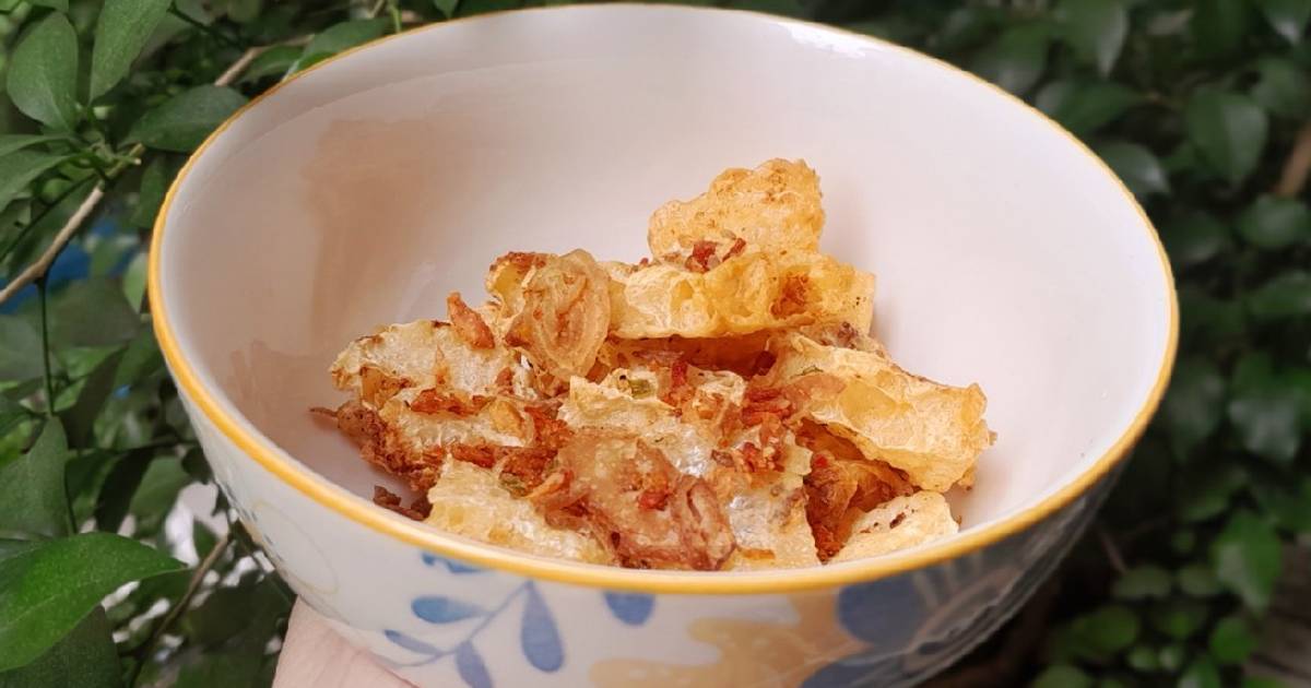 Bóng bì chiên giòn lắc hành phi