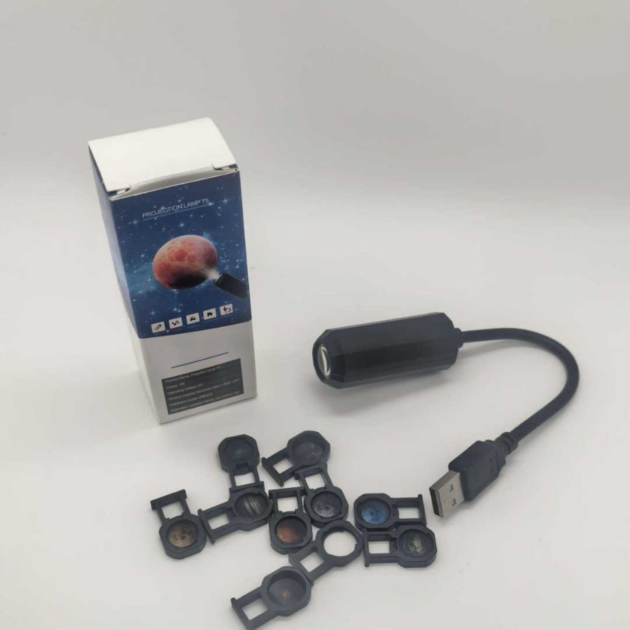 LED-Projektionsleuchte mit austauschbaren Mustern