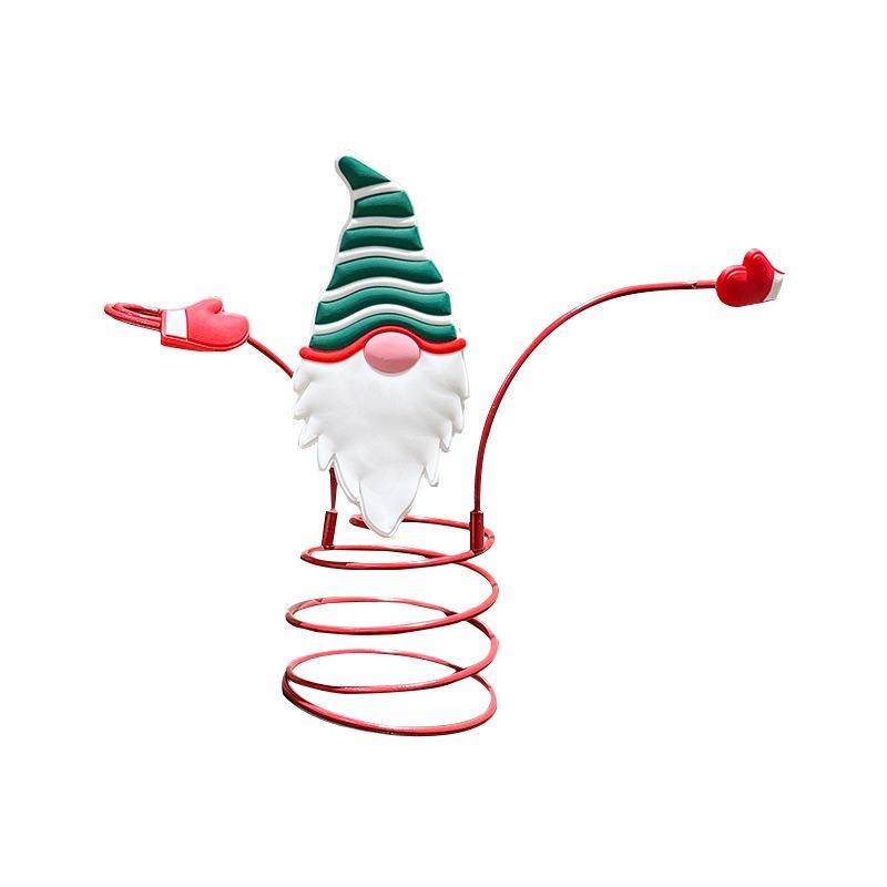 Christmas wine bottle holders made of metal