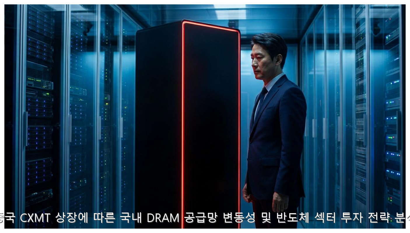 중국 CXMT 상장에 따른 국내 DRAM 공급망 변동성 및 반도체 섹터 투자 전략 분석 핵심 안내 및 분석 인포그래픽 (2)