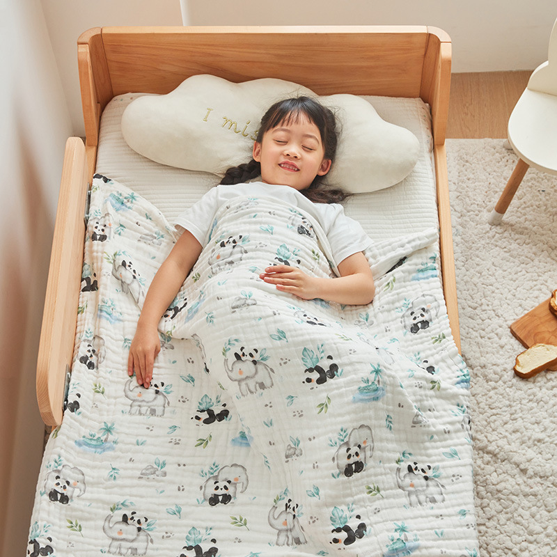 Cotton Muslin Blanket for Kids, 4 or 6 Layers