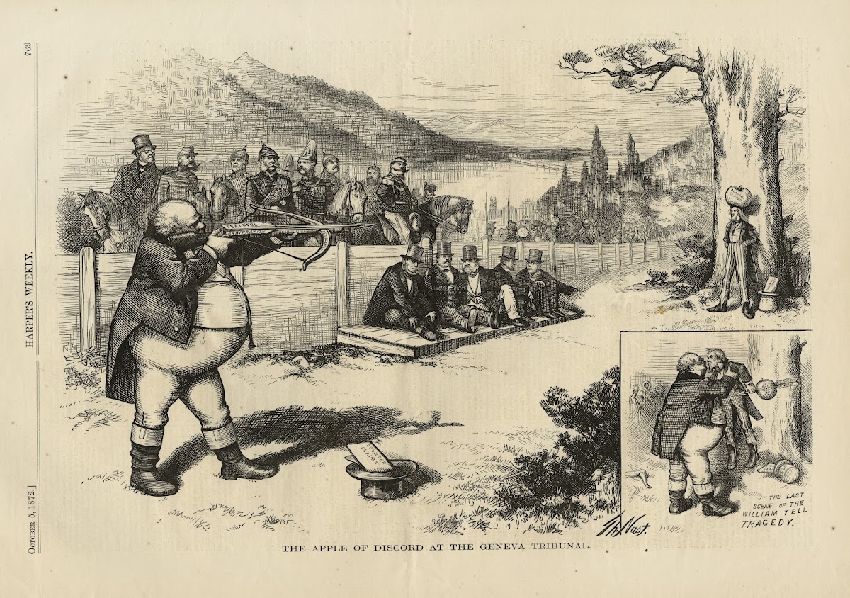 The apple of discord at the Geneva tribunal 1872