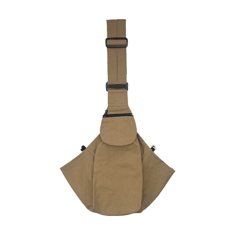 Canvas pet shoulder bag, waterproof