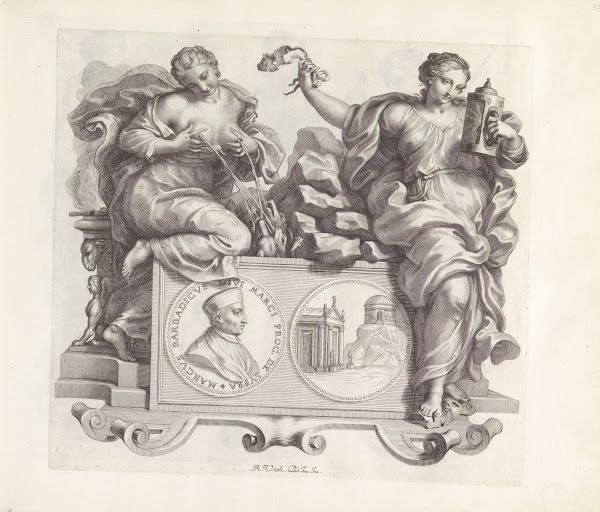 Portret van Marco Barbarigo en de personificaties Goedertierenheid en Openhartig