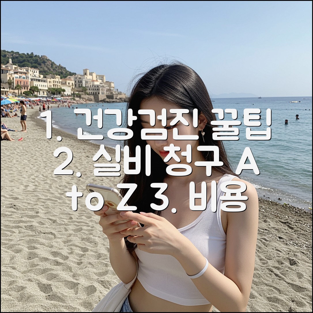 건강검진 비용 절약 & 실비 청구 꿀팁 100% 완벽 정리