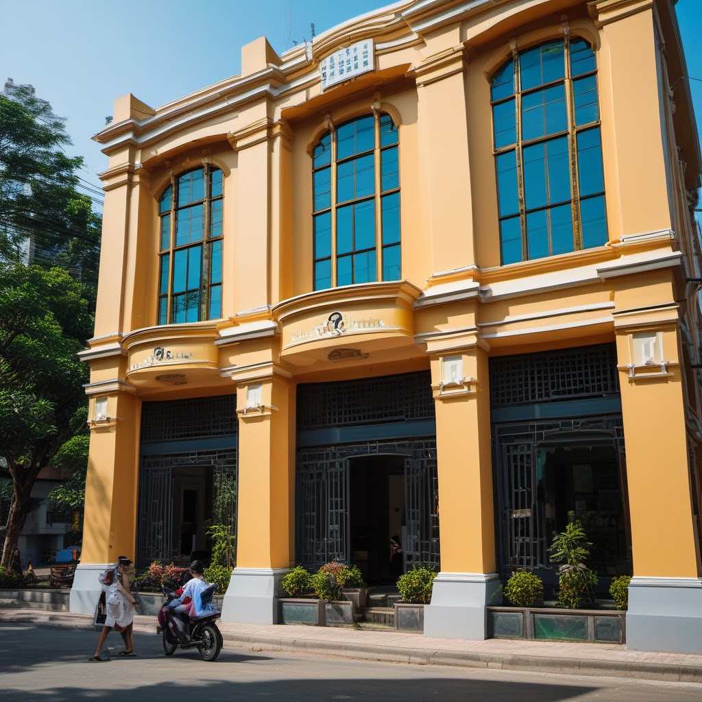 Hình minh họa: Khung cảnh cửa hàng và quy trình kinh doanh