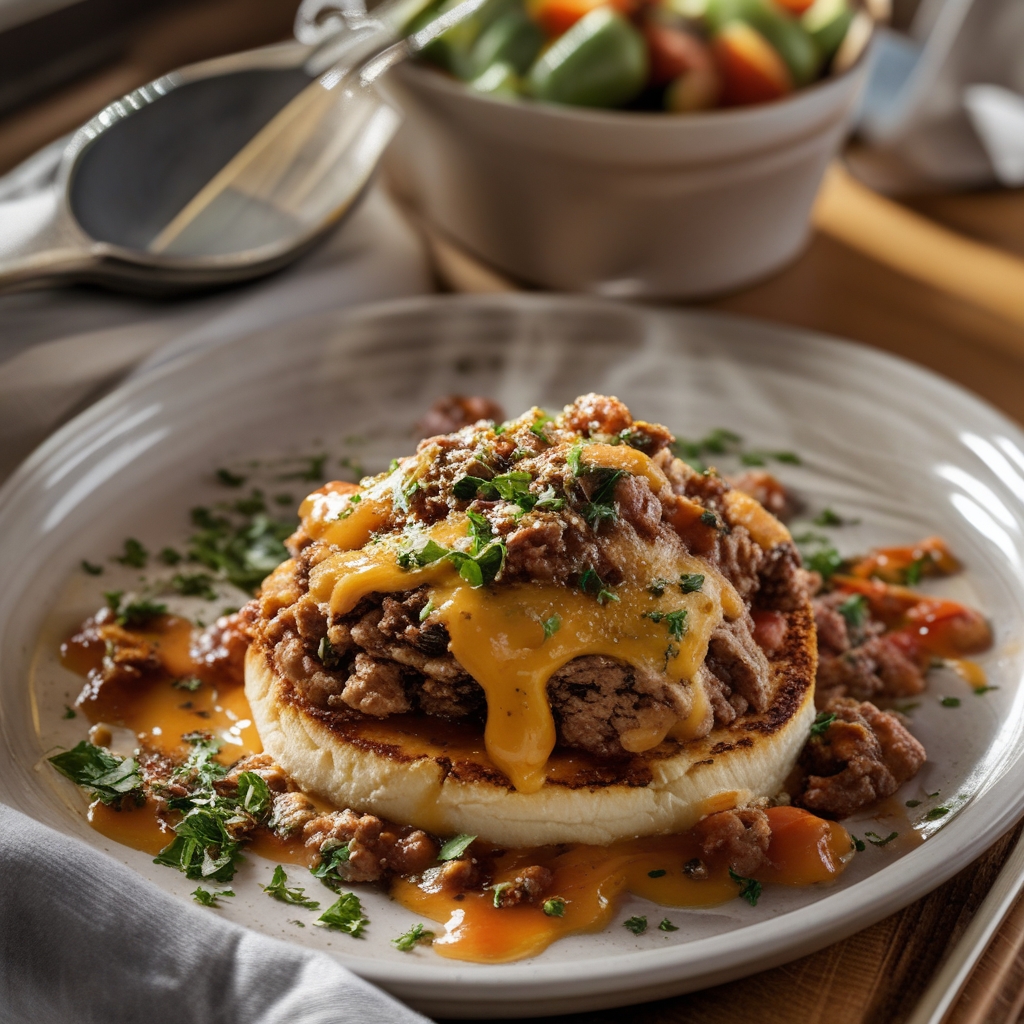 Gordon Ramsay Philly Cheesesteak Sloppy Joes (Ava-Style) - Easy Dinner Ideas for Weeknights finished