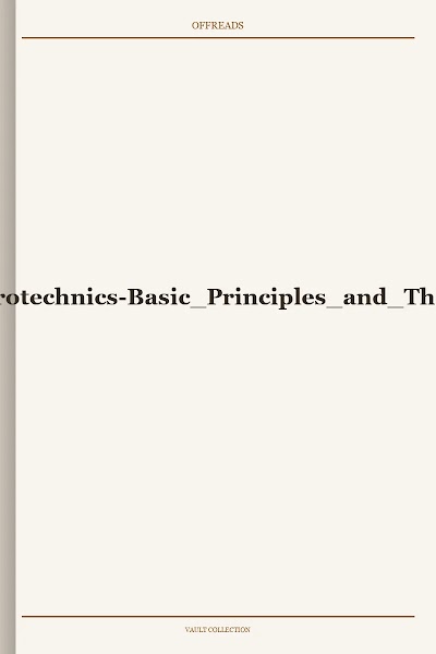 Chemistry of Pyrotechnics-Basic Principles and Theory-Conkling