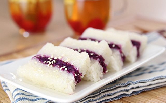 Xôi Kẹp Khoai Lang Tím