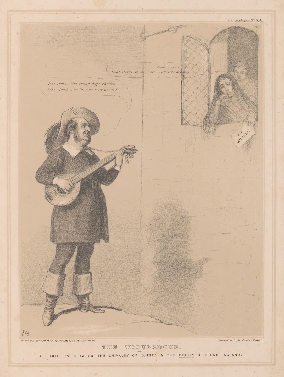 The troubadour or A flirtation between the chivalry of Oxford  the beauty of you