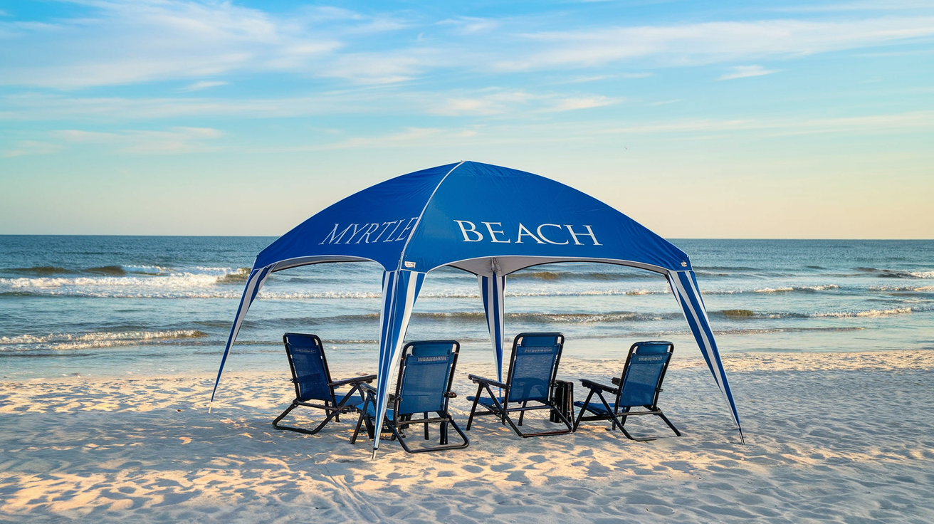 Can You Have a Canopy on North Myrtle Beach?