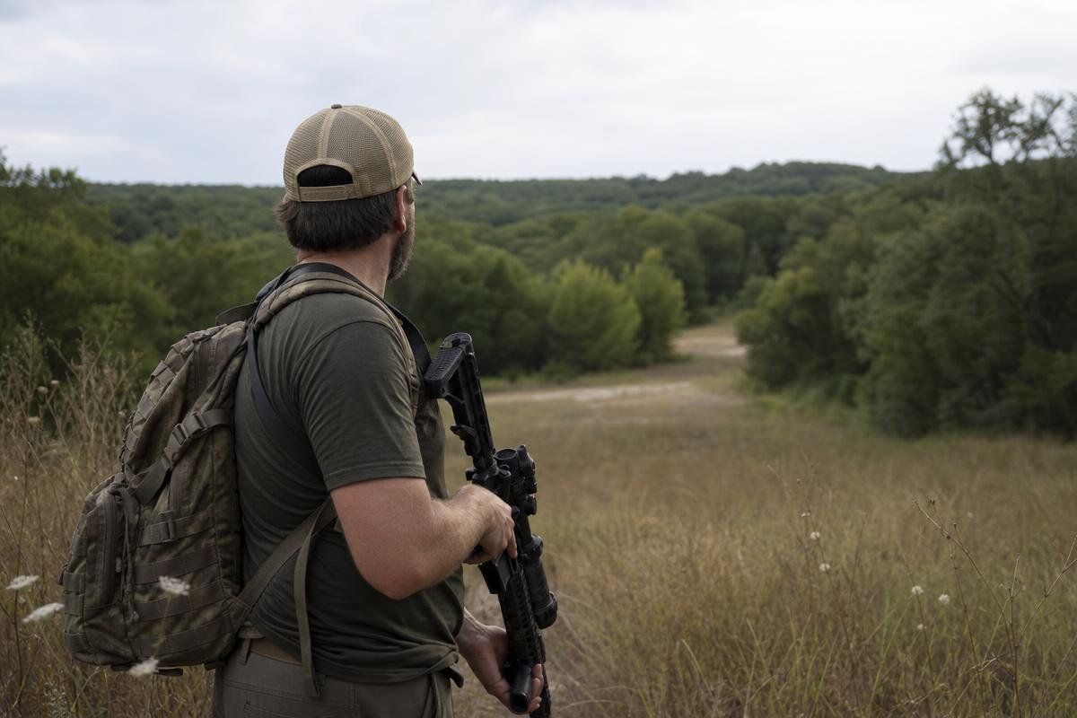 Grayson County terrain showing mixed cover suited for 308 Winchester hunting