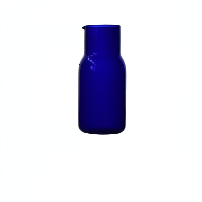 Glass carafe with glass, heat resistant