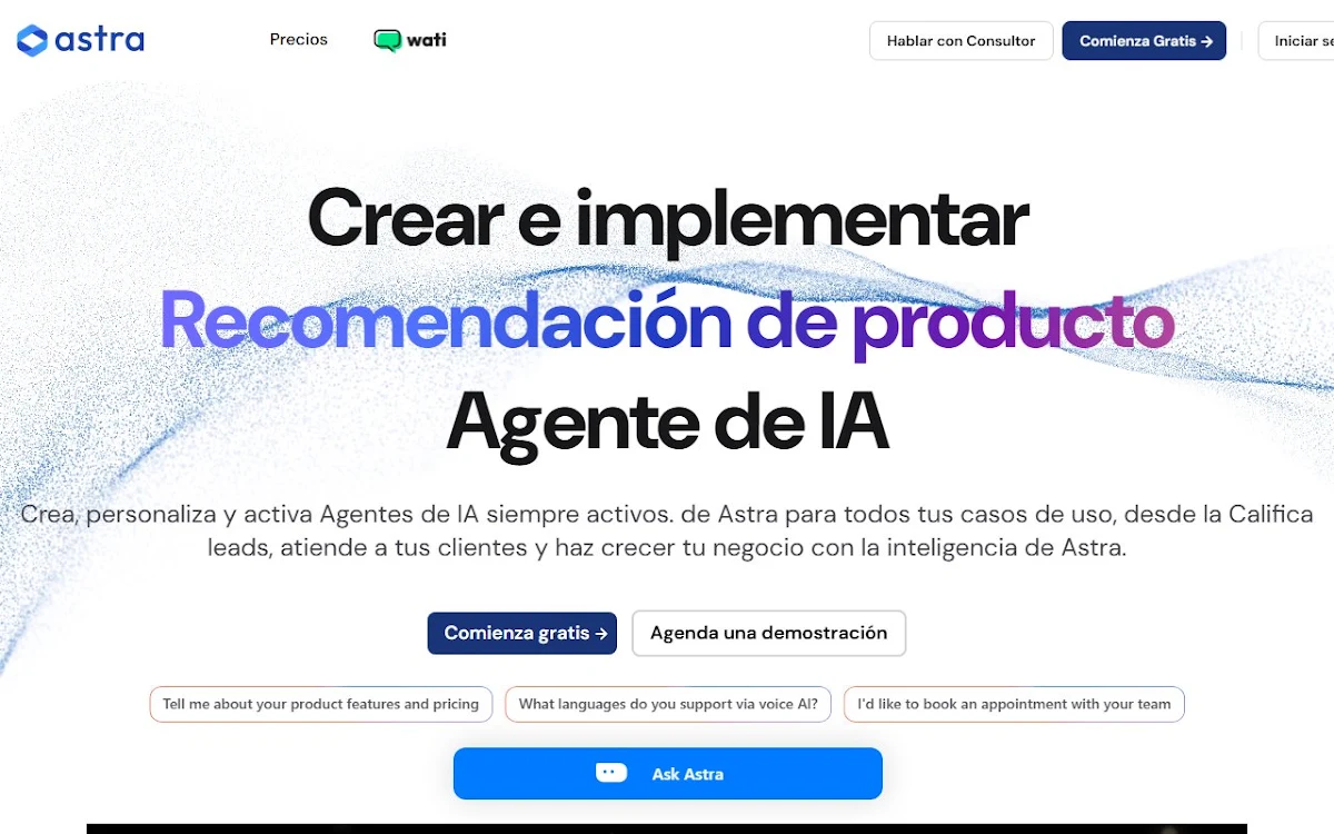 Captura de EngageChat-AI