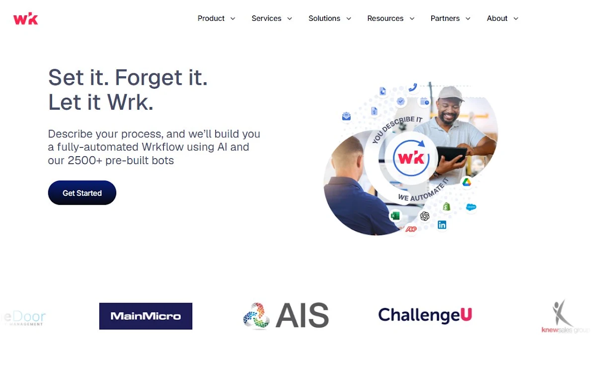 Captura de Wrk Automation
