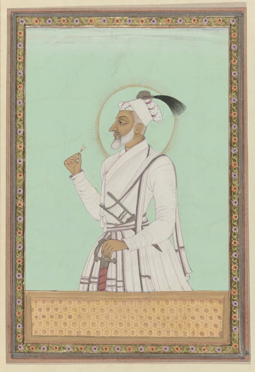Portret van Aurangzeb youngest son of Shah Jahan 1686