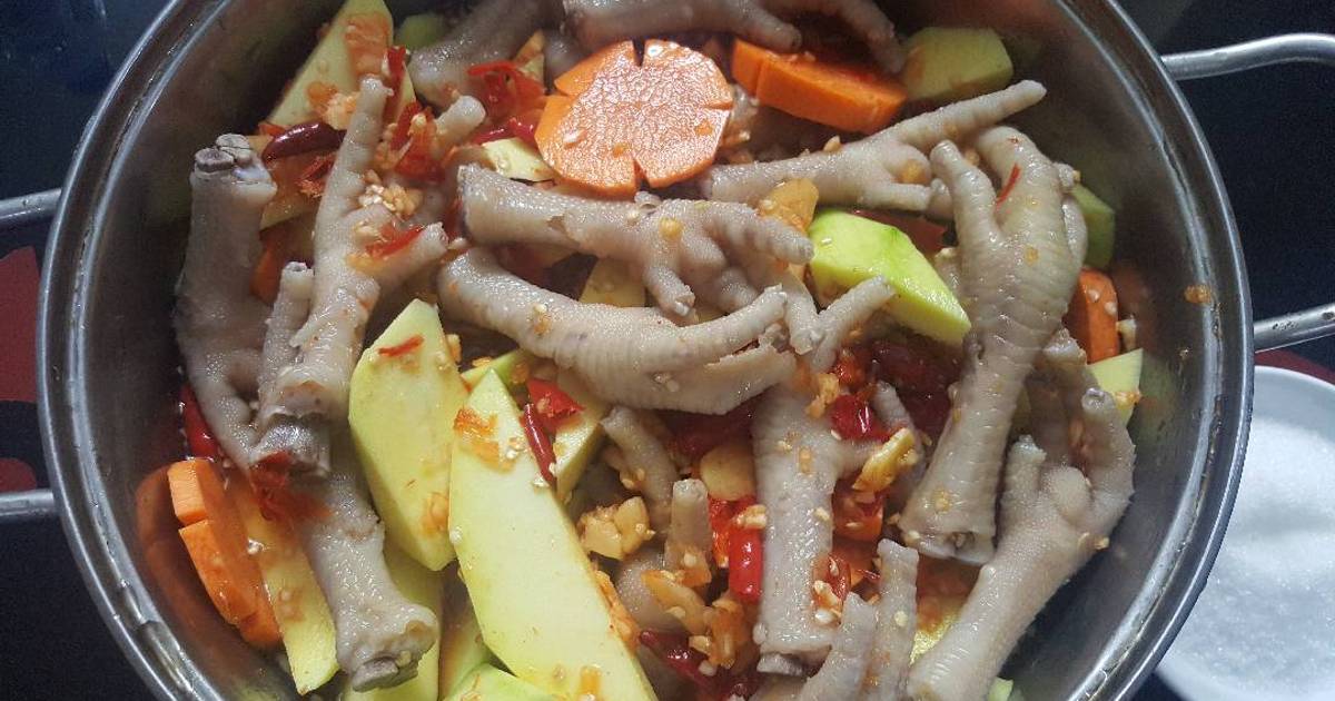 Gỏi chân gà xoài