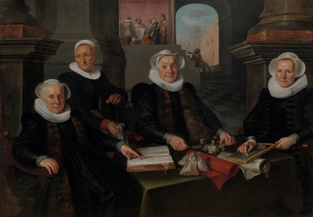 Three Regentesses and the House Mother of the Amsterdam Lepers Asylum 1624