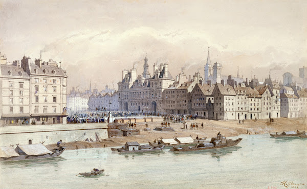 Place de Grève et lHôtel de Ville en 1740 1915 1945