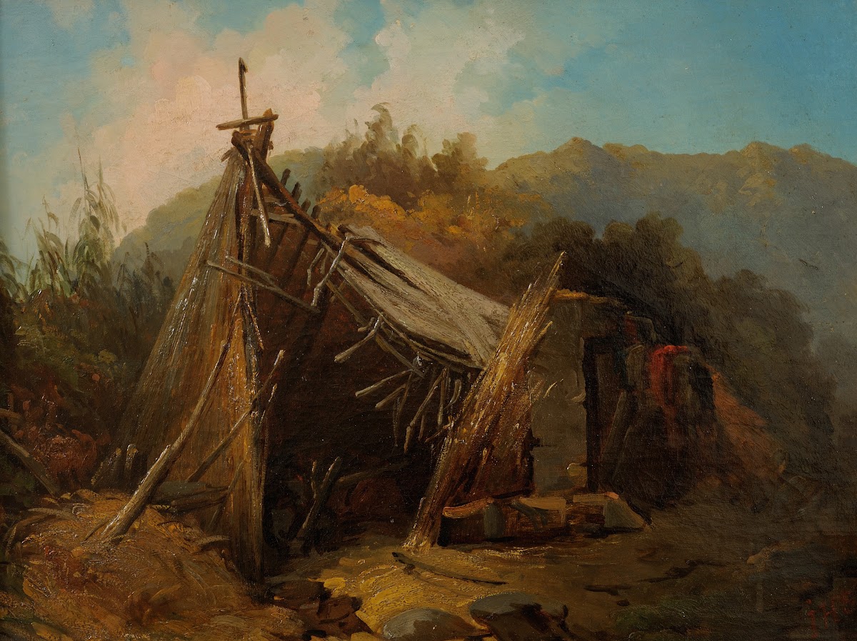 Mountainous Landscape with a Tent between 1850 and 1854