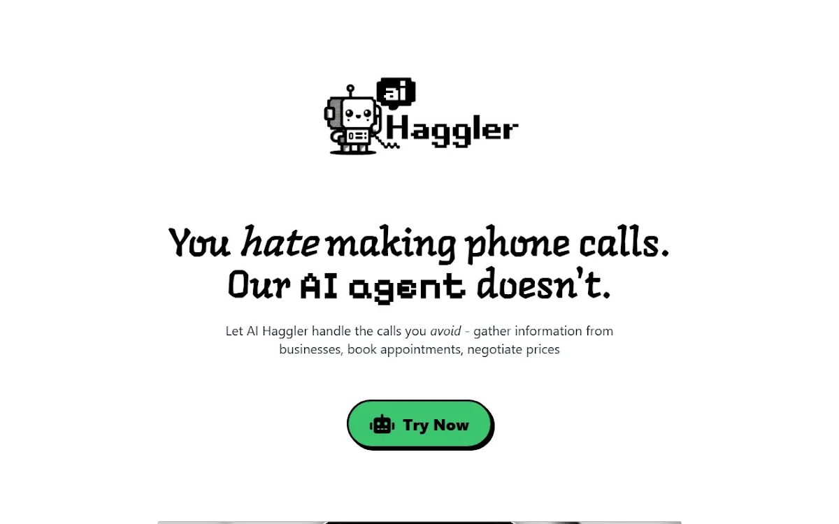 Captura de AI Haggler
