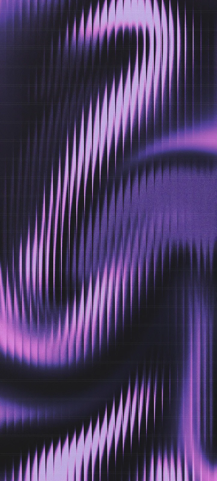 Abstract Vertical Glitch Wave - Abstract Digital Art 2K iPhone Wallpaper (1472x3264)