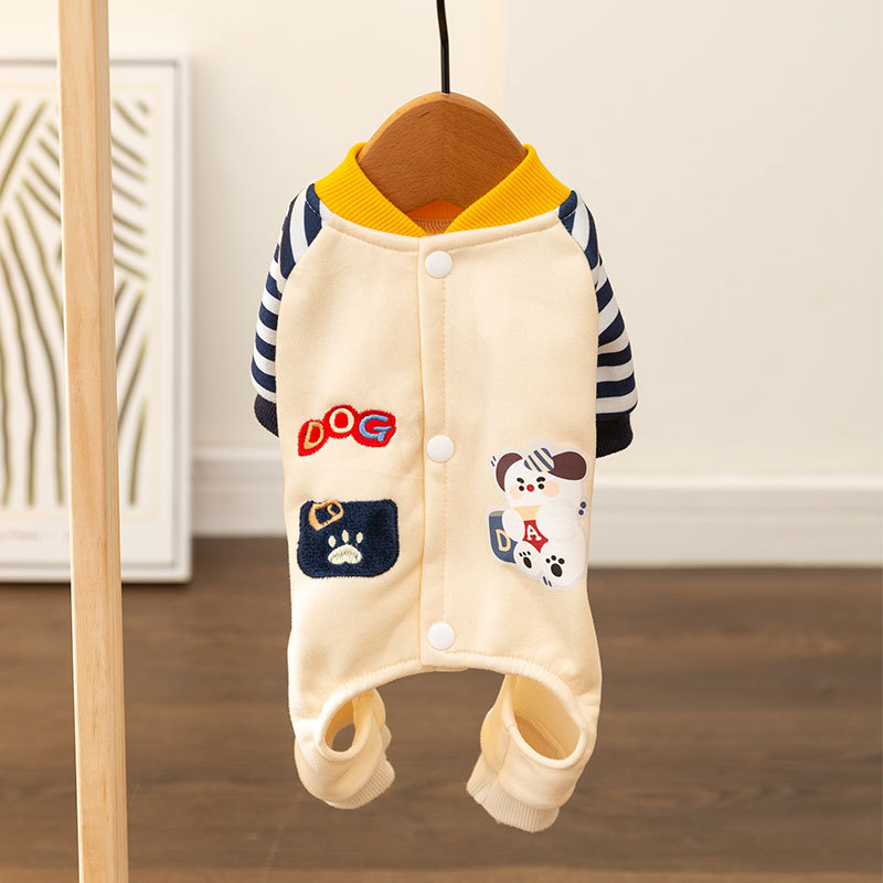 Four-legged hoodie for small dogs