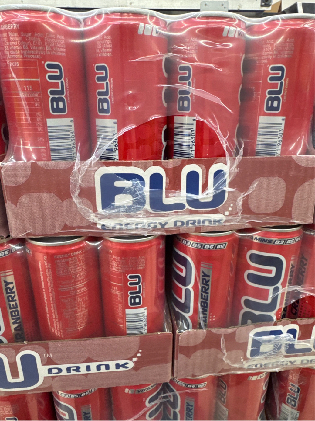 Blu Energy Drink Red