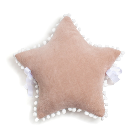 Бампер - подушка Twins Звездочка Маршмеллоу латте