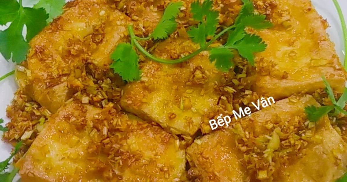 Đậu hủ chiên sả(Món chay)