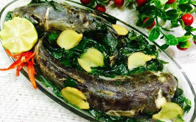 Canh Cá Bớp Nấu Lá Lốt