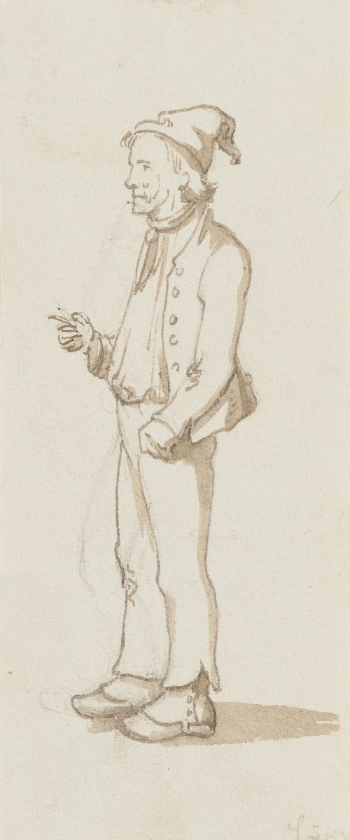 Farmer with a pointed hat