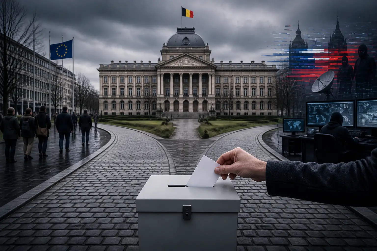 Editorial image for Belgium's defence minister warns of 'dark winter for Europe' with more 'hybrid warfare' from Russia