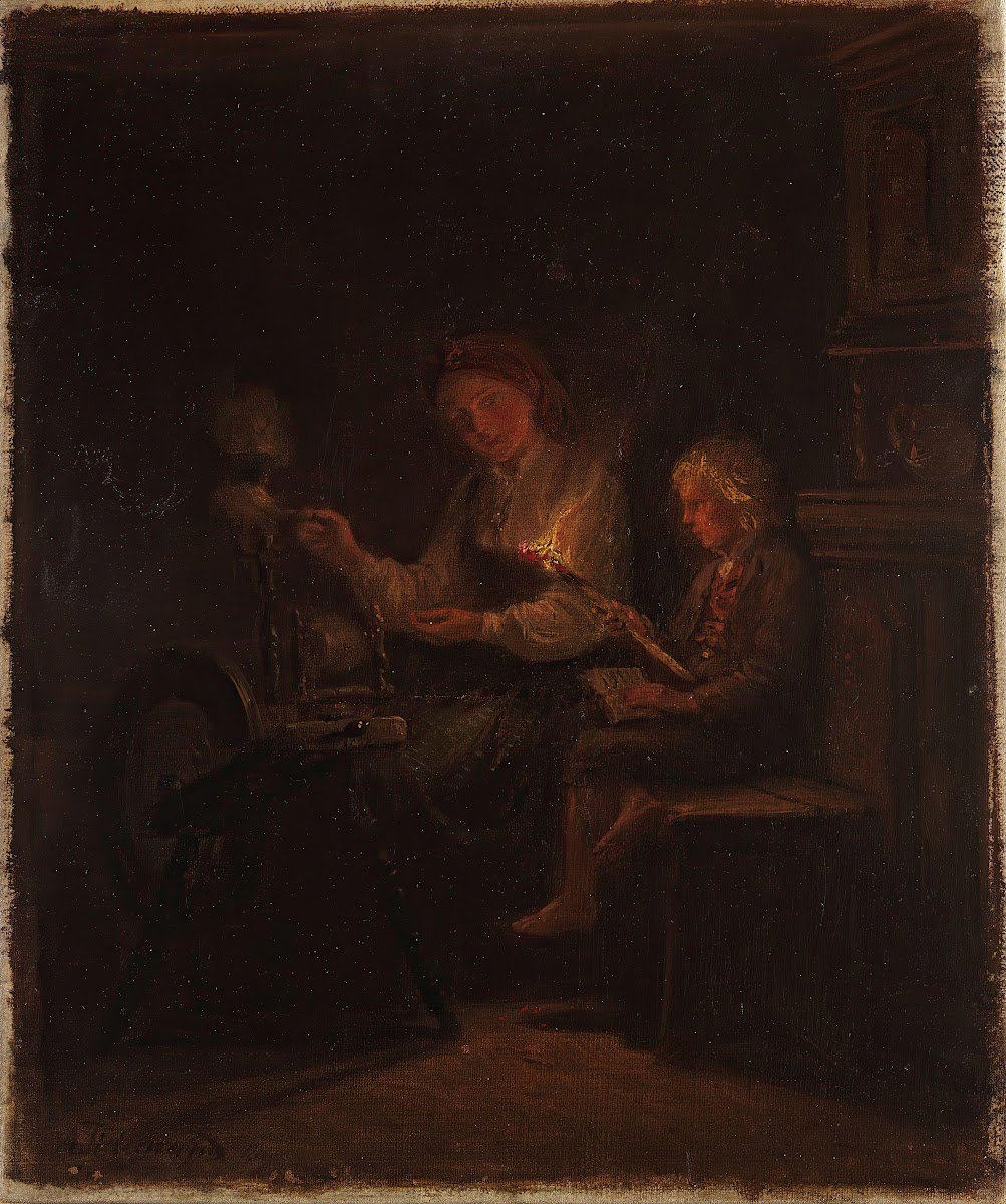 By the Spinning Wheel 1867