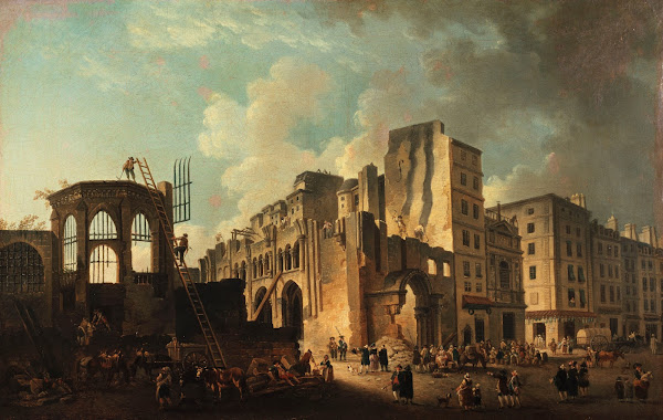 La démolition de léglise des Saints Innocents rue Saint Denis 1787
