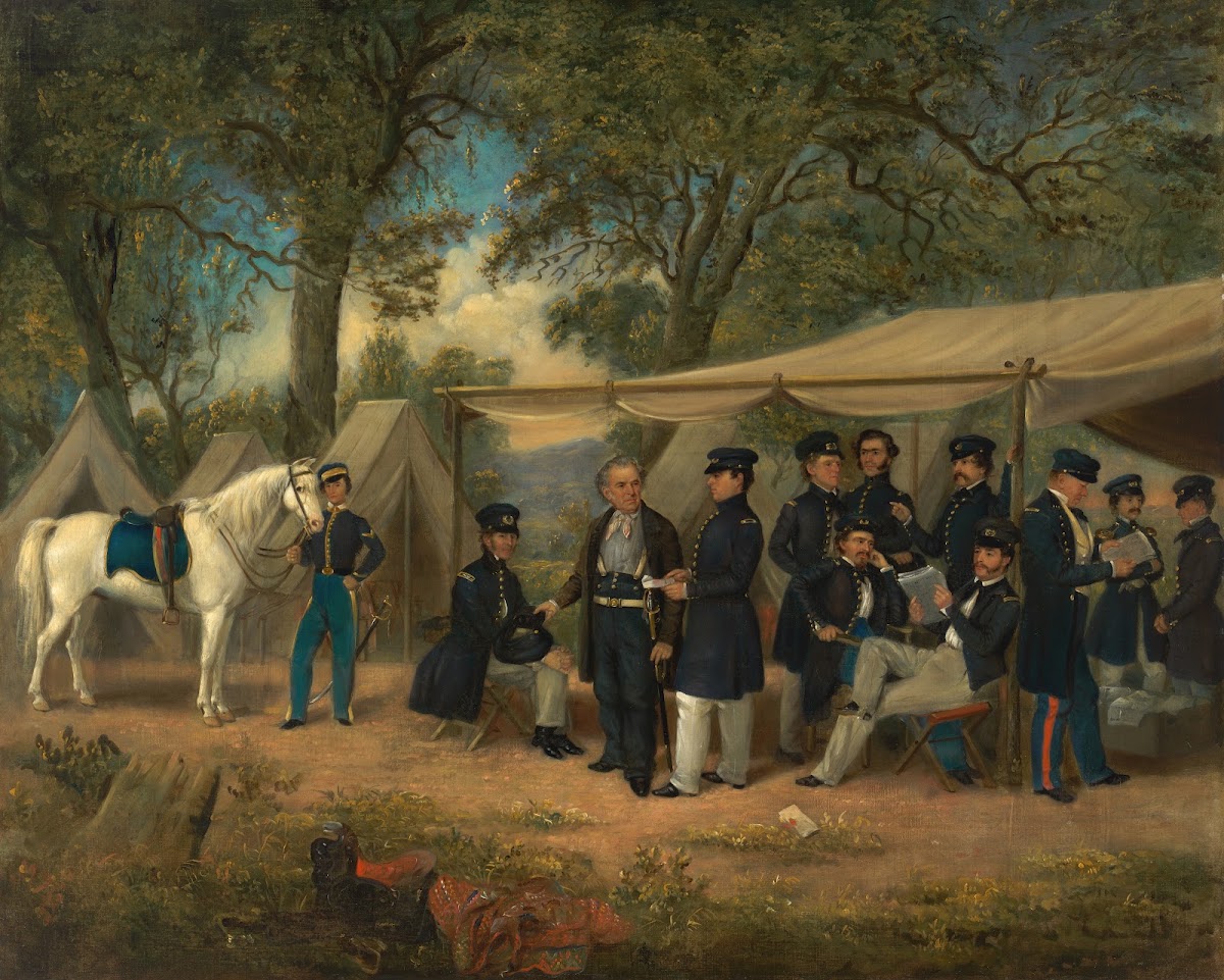 Zachary Taylor at Walnut Springs 1847