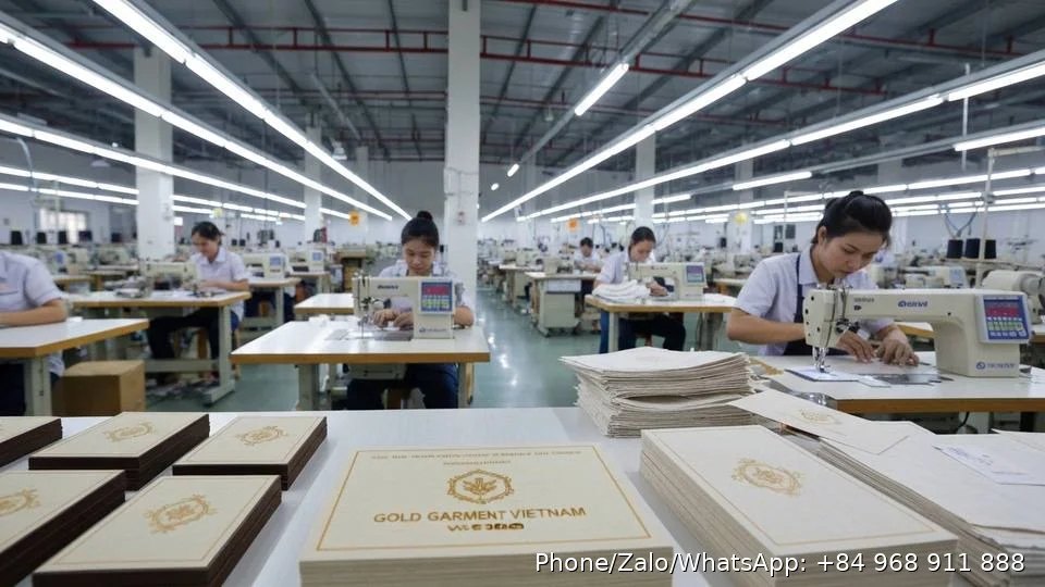 custom business cards - Gold Garment Vietnam